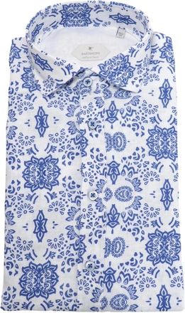 Bastoncino Heren, Overhemden, Blauw, Maat: XL Katoen