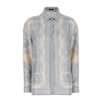 Versace Dames, Blouses & Shirts, Veelkleurig, Maat: XS Zijde