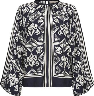 Mos Mosh Blouses & Shirts - Dames - Blouses - Blauw - XS - Overhemden