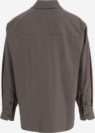 Darkpark Mens Shirt Beige-Brown-Black Polyester Beige/brown/black