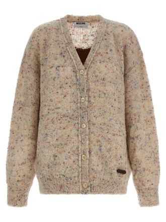 Moschino Beige Virgin Wool Womens Cardigan