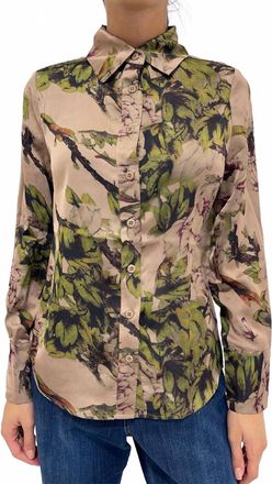 Anonyme Designers Womens Button Down Shirt In Pink