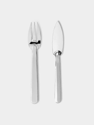 Puiforcat Normandie Silver-Plated Fish Fork and Knife
