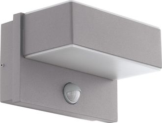 Eglo Aplique De Pared Exterior Eglo Azzinano 11.5w 3000k Luz C&aacute;lida. Forma C&uacute;bica 19&times;12 Cm. Terraza, Jard&iacute;n Y Piscina. Estilo Moderno Y Dise&ntilde;o. Acero, Acer