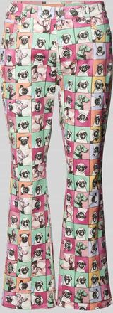 M.A.C Hose im Allover-Look Modell Dream Kick in Mint, Gr&ouml;&szlig;e 34/27