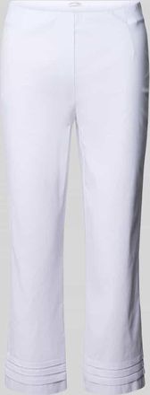 Stehmann Caprihose aus Viskose-Mix Modell Ina in Weiss, Gr&ouml;&szlig;e 34