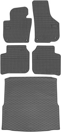 OEM Skoda Superb Ii Kombi De Noviembre De 2009 A Agosto De 2015. Juego De Alfombrillas De Goma Para Coche Y Alfombrilla Para Maletero