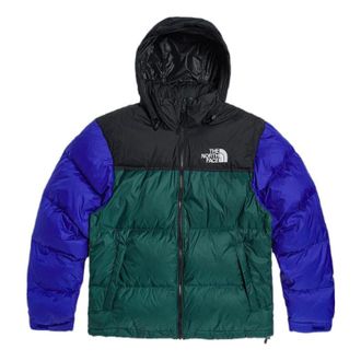 The North Face 1996 Retro Nuptse 700 Fill Packable Jacket Orange Blue Green NF0A3C8D-8W1