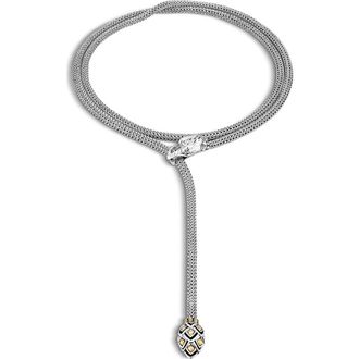 John Hardy Naga Y-Necklace in Silver And Gold at Nordstrom, Size 20