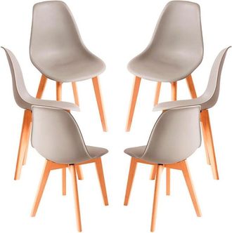 Regalos Miguel Packs Sillas Comedor - Pack 6 Sillas Kelen - Gris