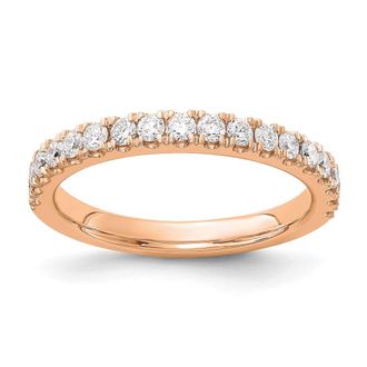 Diamond2Deal 14k Gold Lab Grown Diamond Wedding Band Ring 1/2Ct Clarity- VS Color- D-E