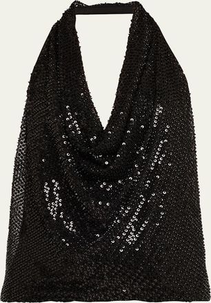 Ramy Brook Alice Sequined Halter Blouse