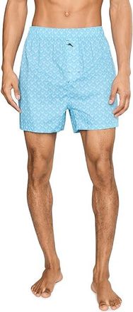 Tommy Bahama Cotton Woven Boxers Mens Underwear Blue Martinis : 2XL (44-46 Waist)