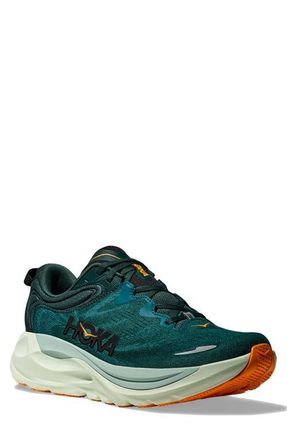Hoka One One Gaviota 6 Running Shoe in Bay Leaf /Tidal Wave at Nordstrom, Size 10.5