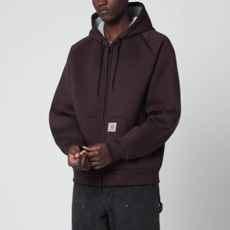 Carhartt Work in Progress Car-Lux hooded jacket Palisander/Grey