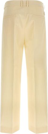 Moncler Womens Beige Cotton Dress Pants