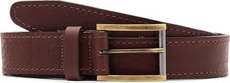 Johnston & Murphy Bardon Leather Belt Mens Belts Brown : 40