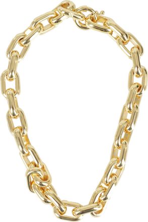 Federica Tosi Ella Gold-Plated Brass Elongated Link Necklace