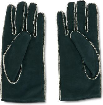 Moorer Guantonabuk - Dames - Handschoenen - Groen - 7 IN - Katoen - Accessoires