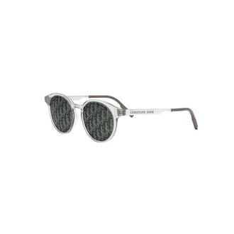 Dior DIORIDER Smoke Mirror Log Round Mens Sunglasses DM40157F 20C 51