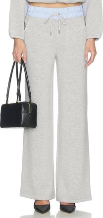 Veronica Beard Ernie Pant In Light Heather Grey