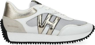 Vintage Havana Womens Comic Sneaker In White Pebbled