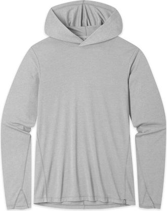 Stio | Mens Divide Hooded Pullover, Size Extra Large in Quiet Grey Heather