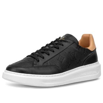 Louis Vuitton Beverly Hills Sneakers Black Monogram with Caramel Top 1A7WGL
