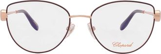 Chopard Demo Cat Eye Ladies Eyeglasses VCHG02S 02AM 53