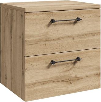 Badplaats Mueble De Lavabo Muro 60 Cm - Roble - Mueble De Ba&ntilde;o Con Encimera