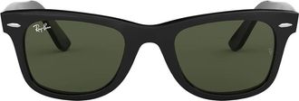 Ray-Ban Sunglasses Rb2140 901 Wayfarer Classic Original Black/Green G 15 Unisex