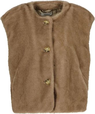 Jcsophie Promise Vest - Dames - Jassen - Bruin - Maat: L Poliester
