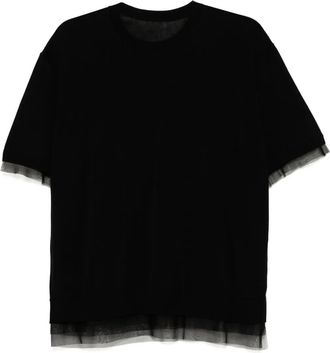 JNBY Maglione a maniche corte - Nero