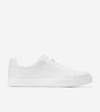 Cole Haan Mens GrandPr&oslash; Luxe Slip-On Sneakers - White Size 10.5