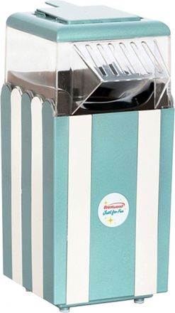 Brentwood Classic Striped 8 Cup Hot Air Popcorn Maker in Blue