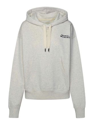Isabel Marant Sylla Sweatshirt In Grey Cotton Blend