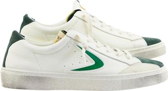 Valsport Schoenen, Dames, Wit, 36 EU, Witte Groene Goofy Sneakers