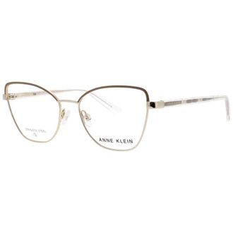 Anne Klein Ladies Gold Tone Rectangular Eyeglass Frames Ak5112