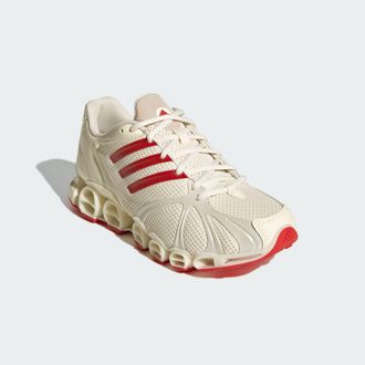 adidas Originals Womens Mega Ghostride Shoes - White/Red - Size UK 6