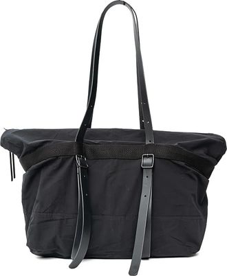 The Viridi-Anne Shopper met gesp - Zwart