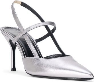 Staud Sebastian Slingback Sandal in Pewter at Nordstrom, Size 5.5Us