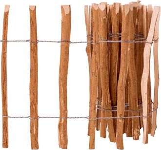 vidaXL Staccionata in Legno di Nocciolo 60x500 cm - Vidaxl