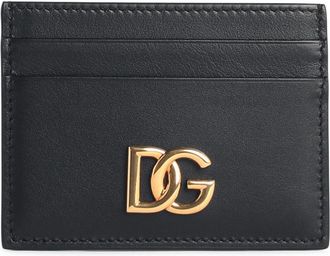 Dolce & Gabbana Portacarte Dolce & Gabbana Con Lear Nero Dg Logo