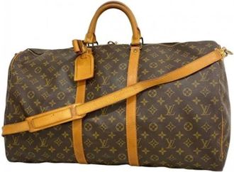 Louis Vuitton Vintage, unisex, Bruin, ONE Size, Pre-owned Weekendtas