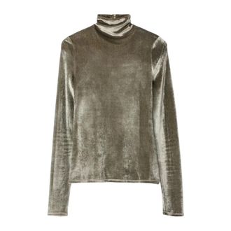 Christophe Lemaire Dames, Tops, Grijs, Maat: XS Viscose