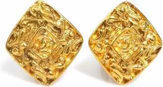 Chanel Metal Clip Earrings (Pre-Owned)