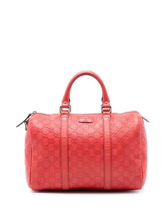 Gucci 2016-2025 Medium Guccissima Joy boston bag - Orange