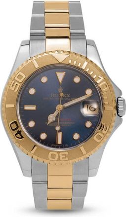 Rolex Pre-owned Rolex Yacht-Master Automatic Chronometer Blue Dial Mens Watch 68623 BLSO