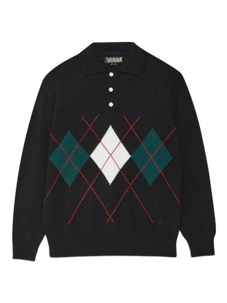 Baracuta Polo Neck Argyle