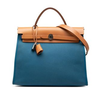 Herm&egrave;s Pre-owned Hermes Toile Herbag Zip 31 Ladies D43QK382GZY1PA5T